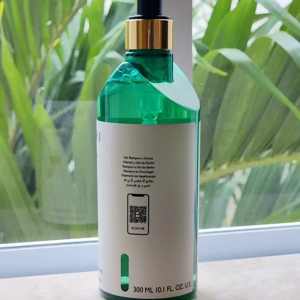 Bvlgari Shampoo and Shower Gel Green Tea New